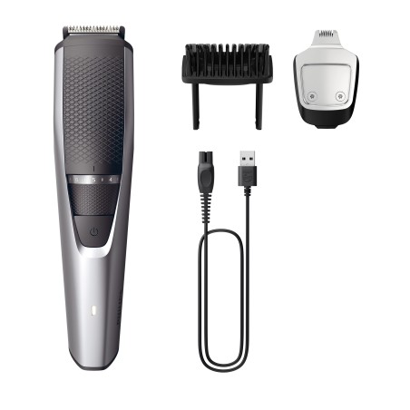 Philips BeardTrimmer Series 3000 BT3239 - Effortless Precision for Your Perfect Beard - Sleek Black Design